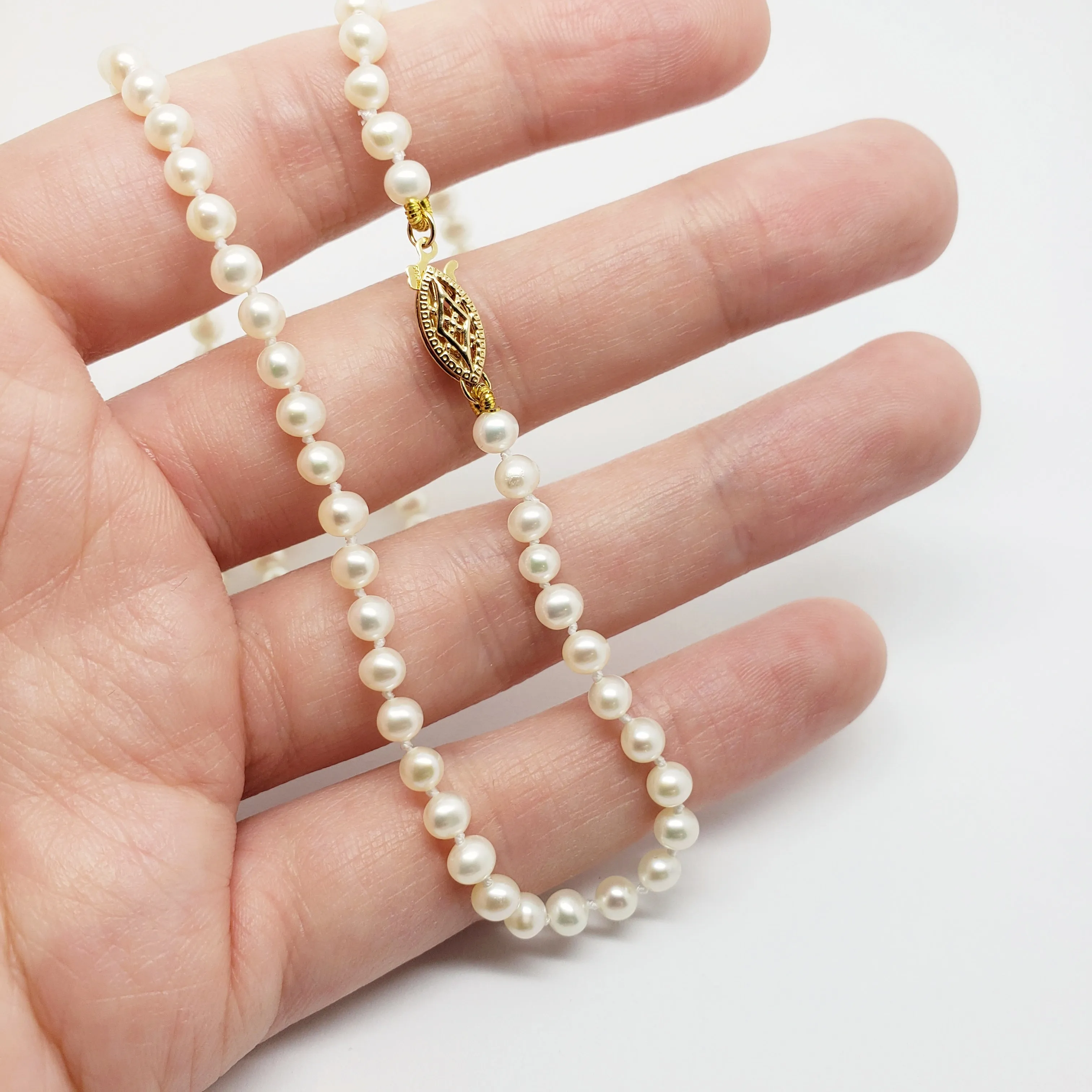 4mm Pearl Necklace