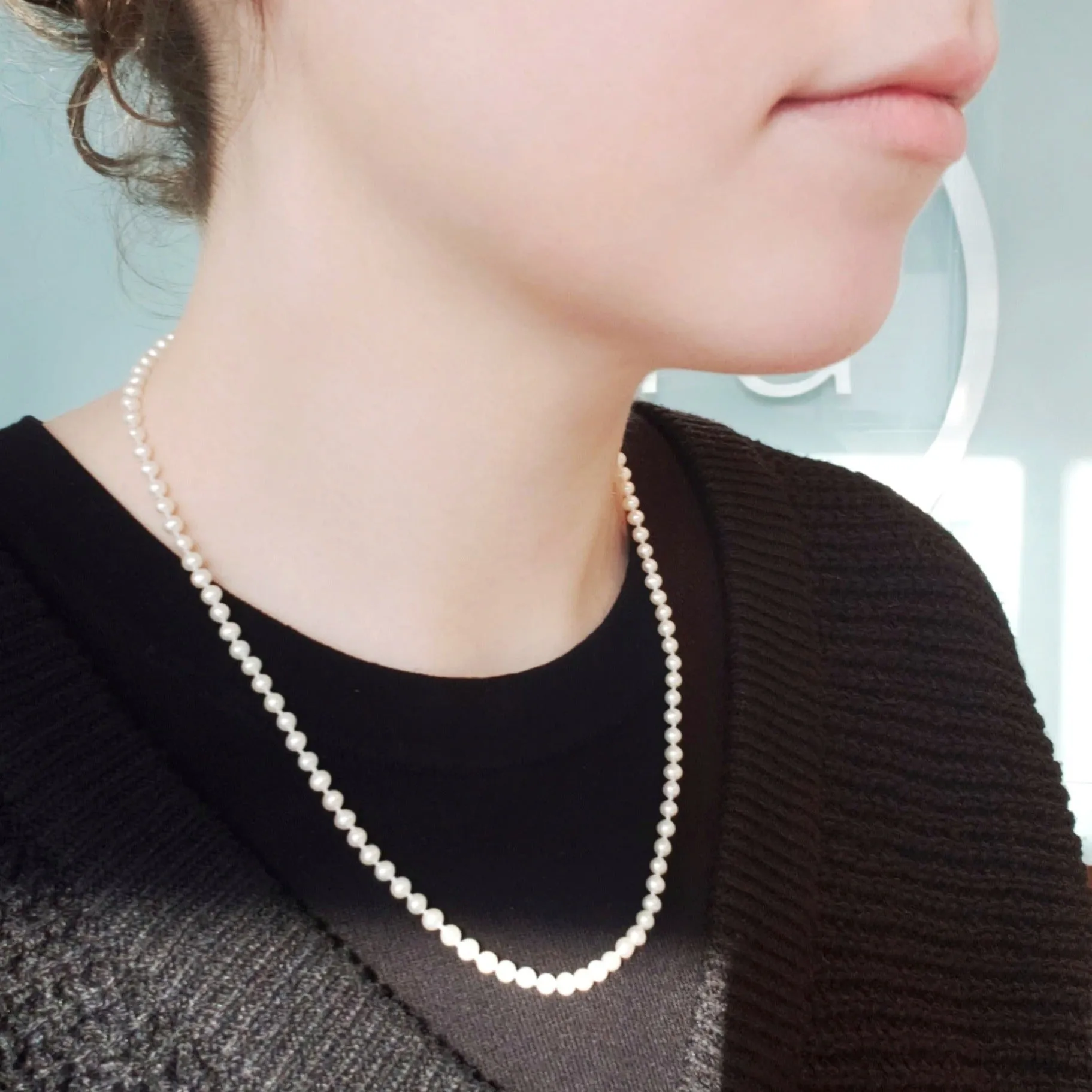 4mm Pearl Necklace