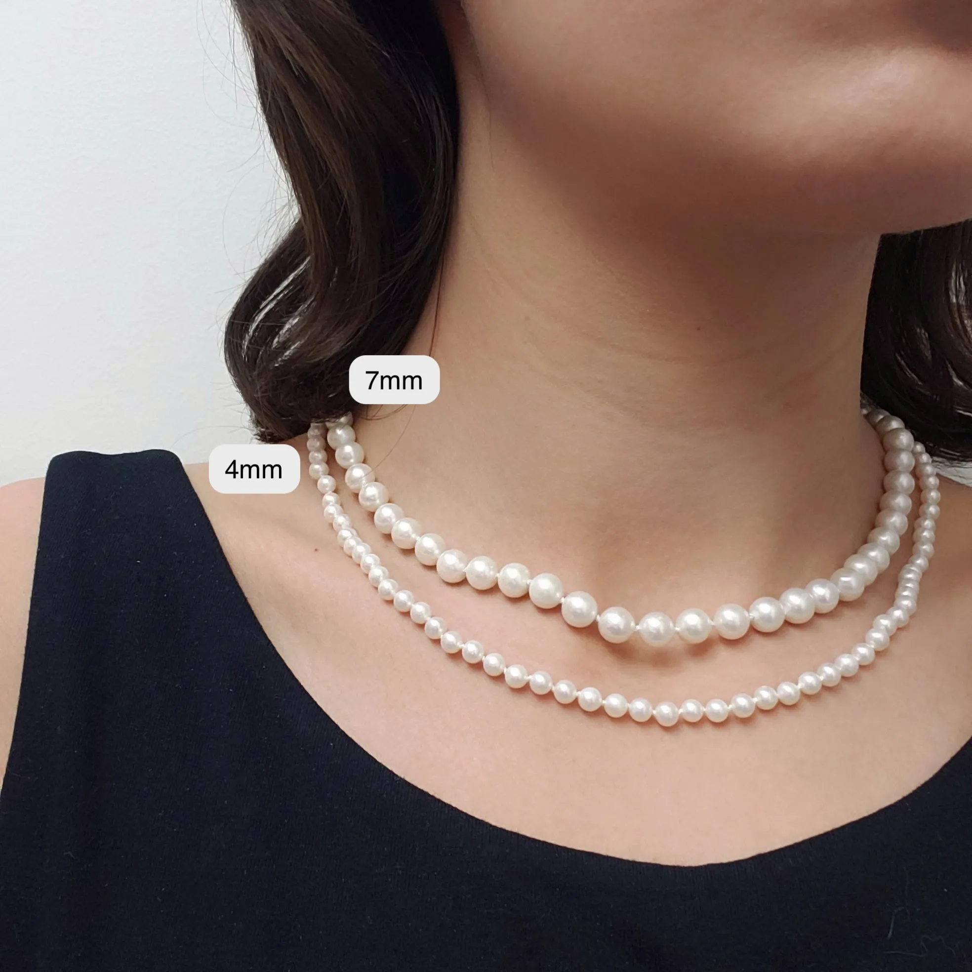 4mm Pearl Necklace