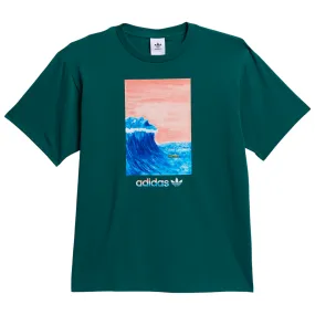 Adidas Jason Dill Graphic S/S Tee Collegiate Green/Multi