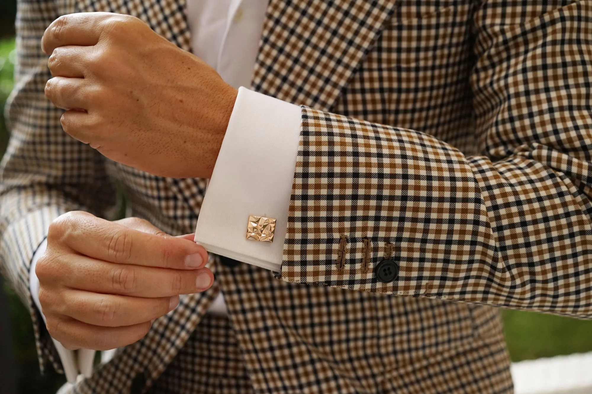 Archer Rose Gold Cufflinks