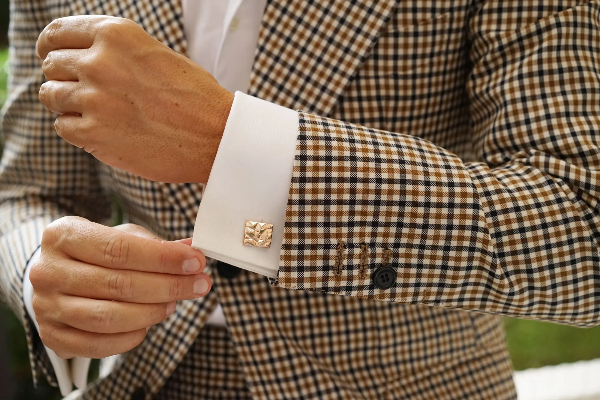 Archer Rose Gold Cufflinks