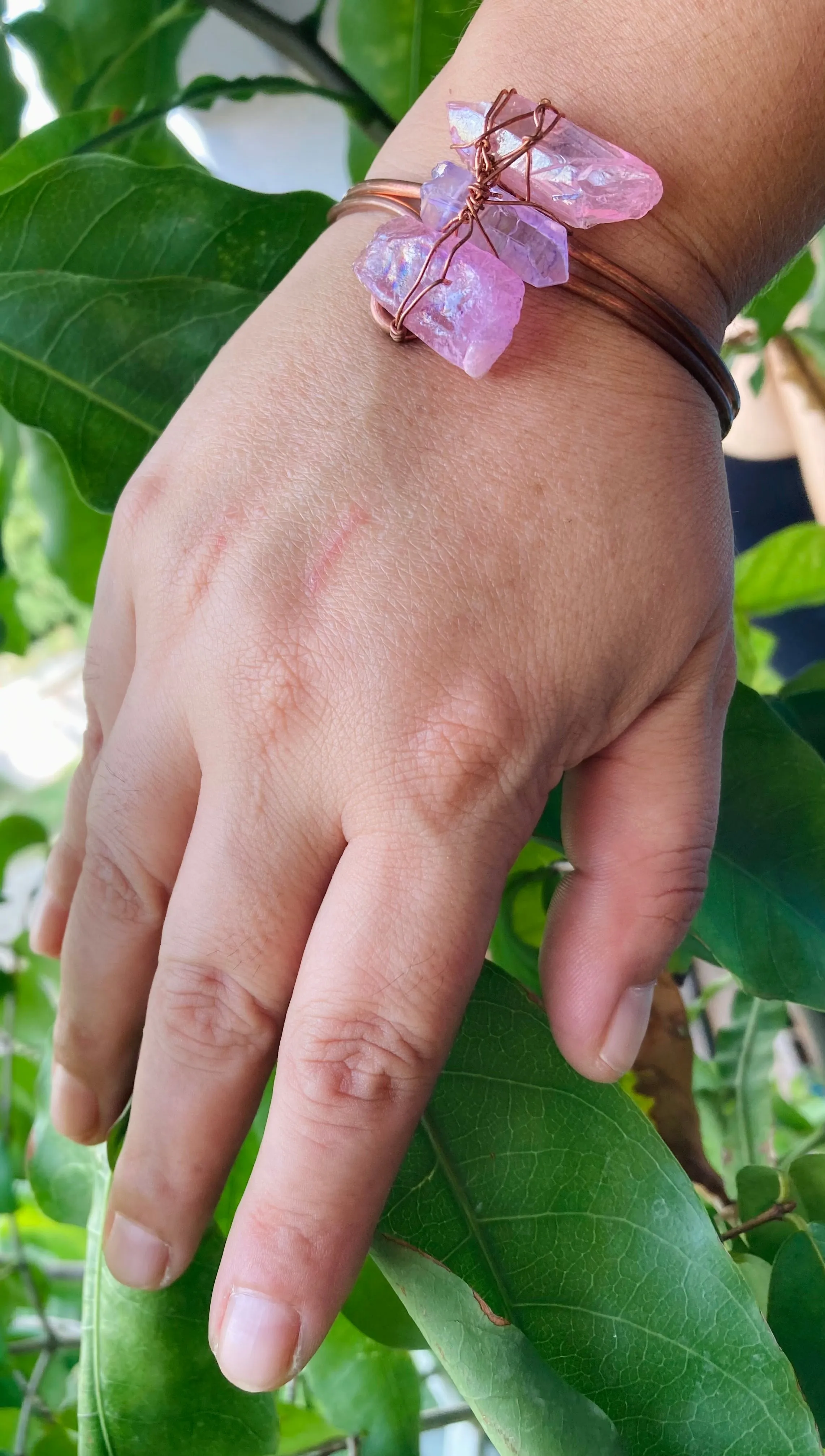 Aura Quartz Bangle