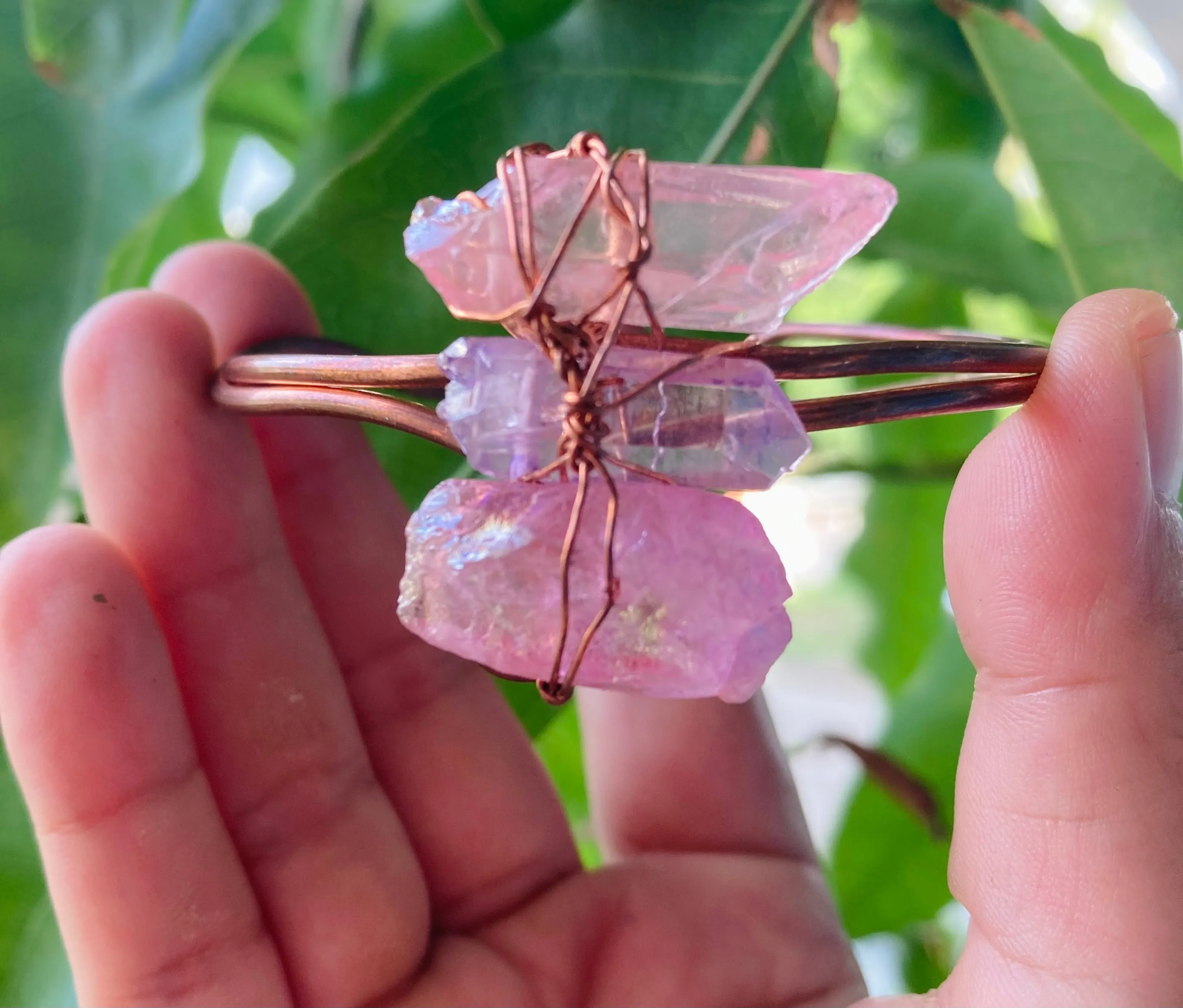 Aura Quartz Bangle