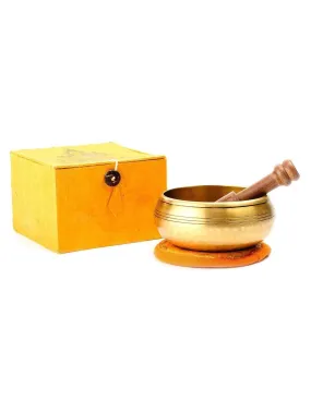 Avalokiteshvara Singing Bowl Gift Set - 4 inch