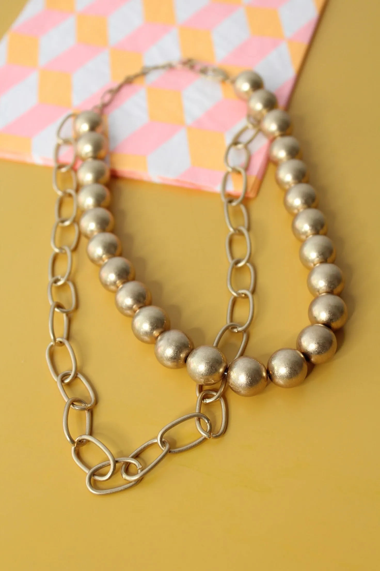 Ball and Chain Necklace