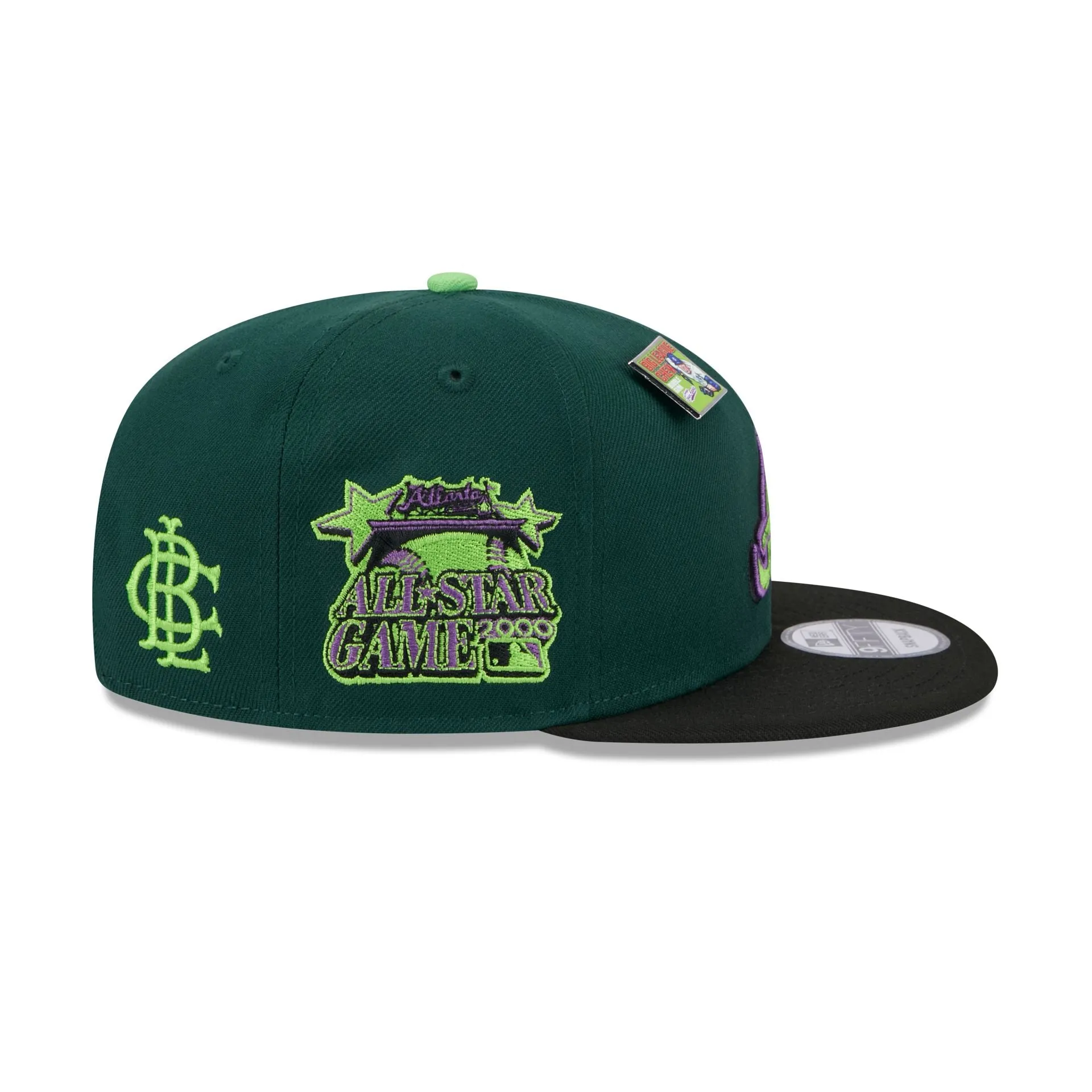 Big League Chew X Atlanta Braves Sour Apple 9FIFTY Snapback Hat