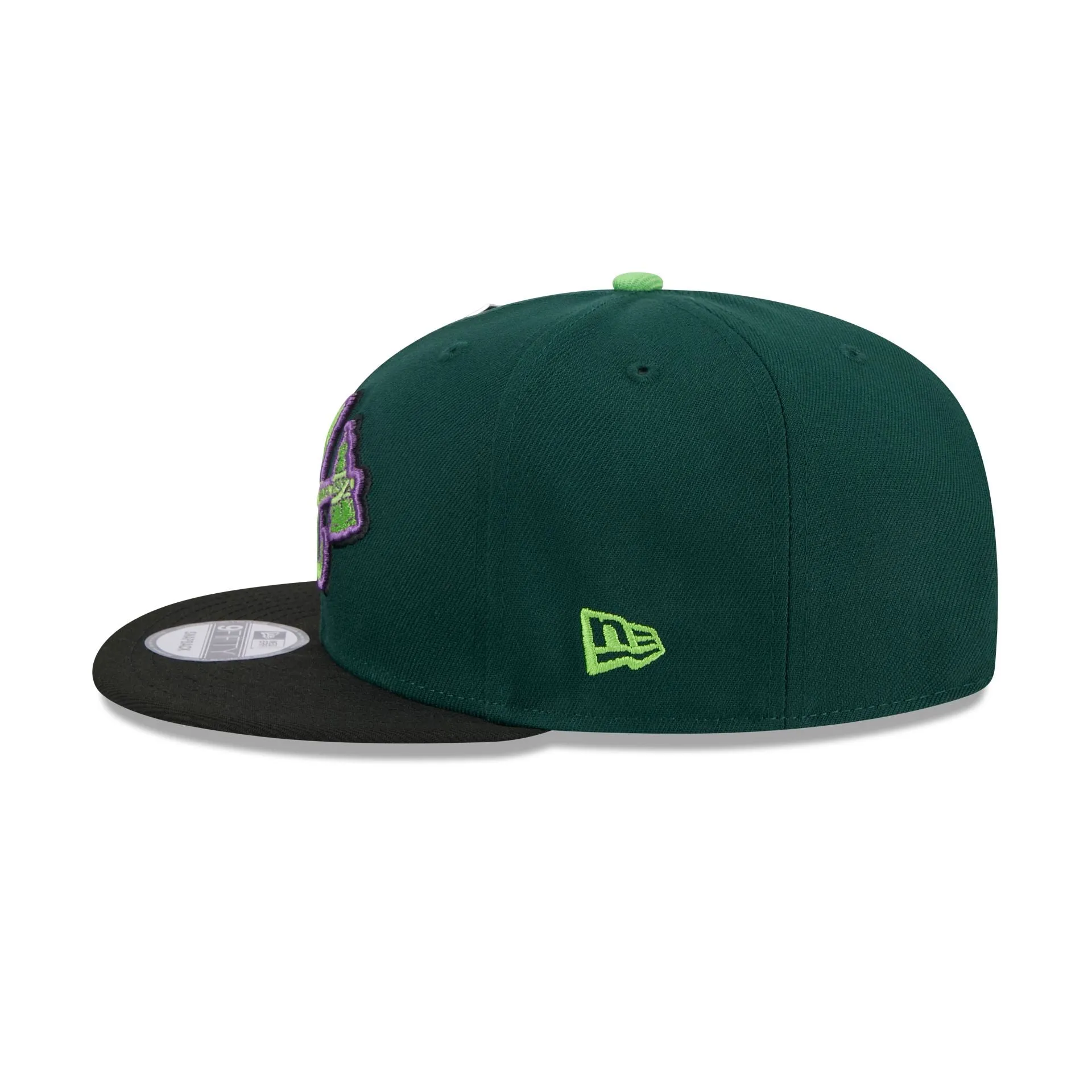 Big League Chew X Atlanta Braves Sour Apple 9FIFTY Snapback Hat