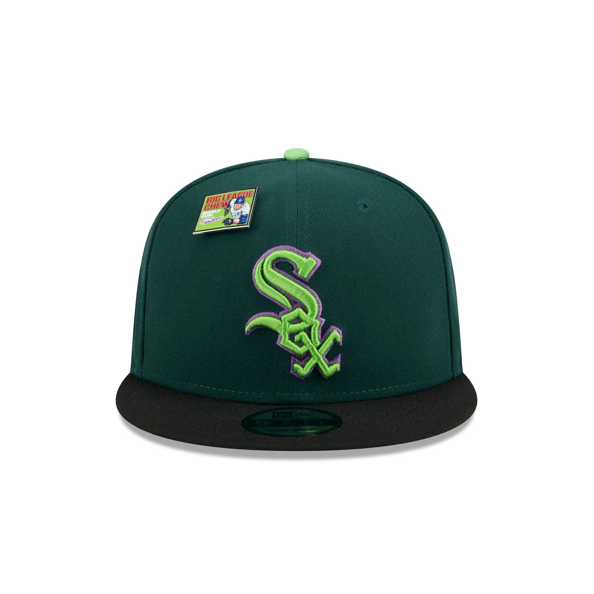 Big League Chew X Chicago White Sox Sour Apple 9FIFTY Snapback Hat