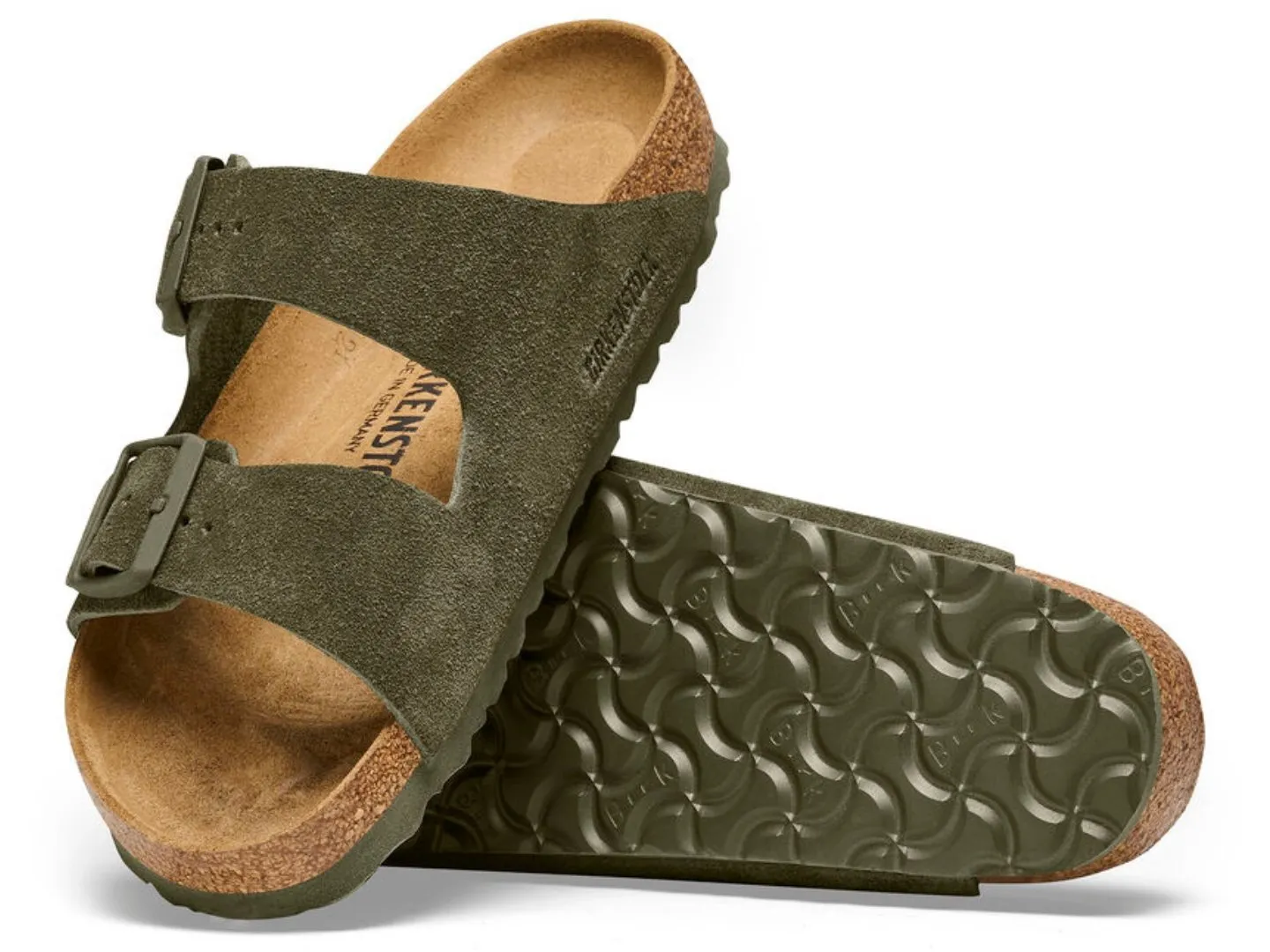 Birkenstock: Arizona Suede in Thyme