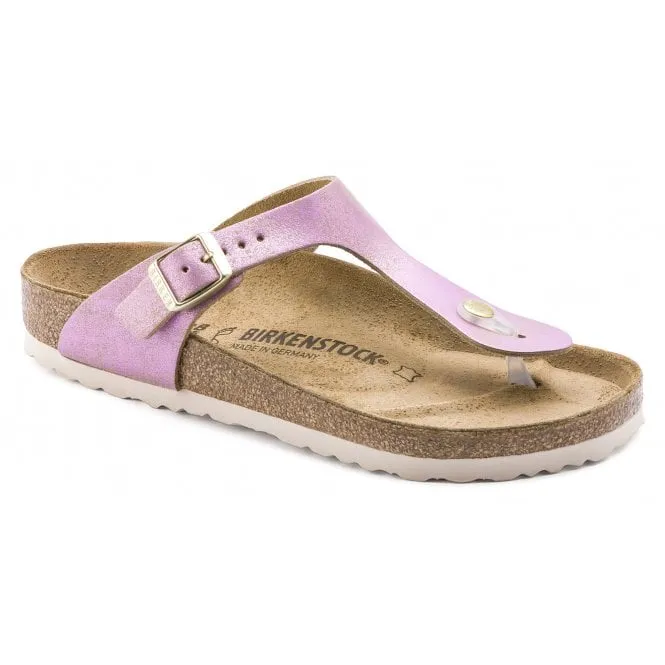 Birkenstock Gizeh - Washed Metallic Leather