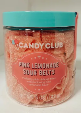 CANDY CLUB Pink Lemonade Sour Belts