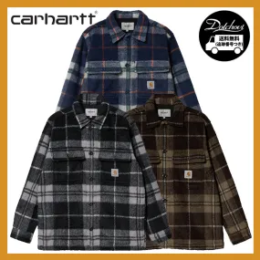 Carhartt  |Other Plaid Patterns Unisex Street Style Long Sleeves Logo