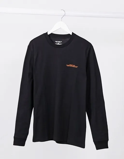 Carhartt  |Street Style Long Sleeves Cotton Logo Sweatshirts