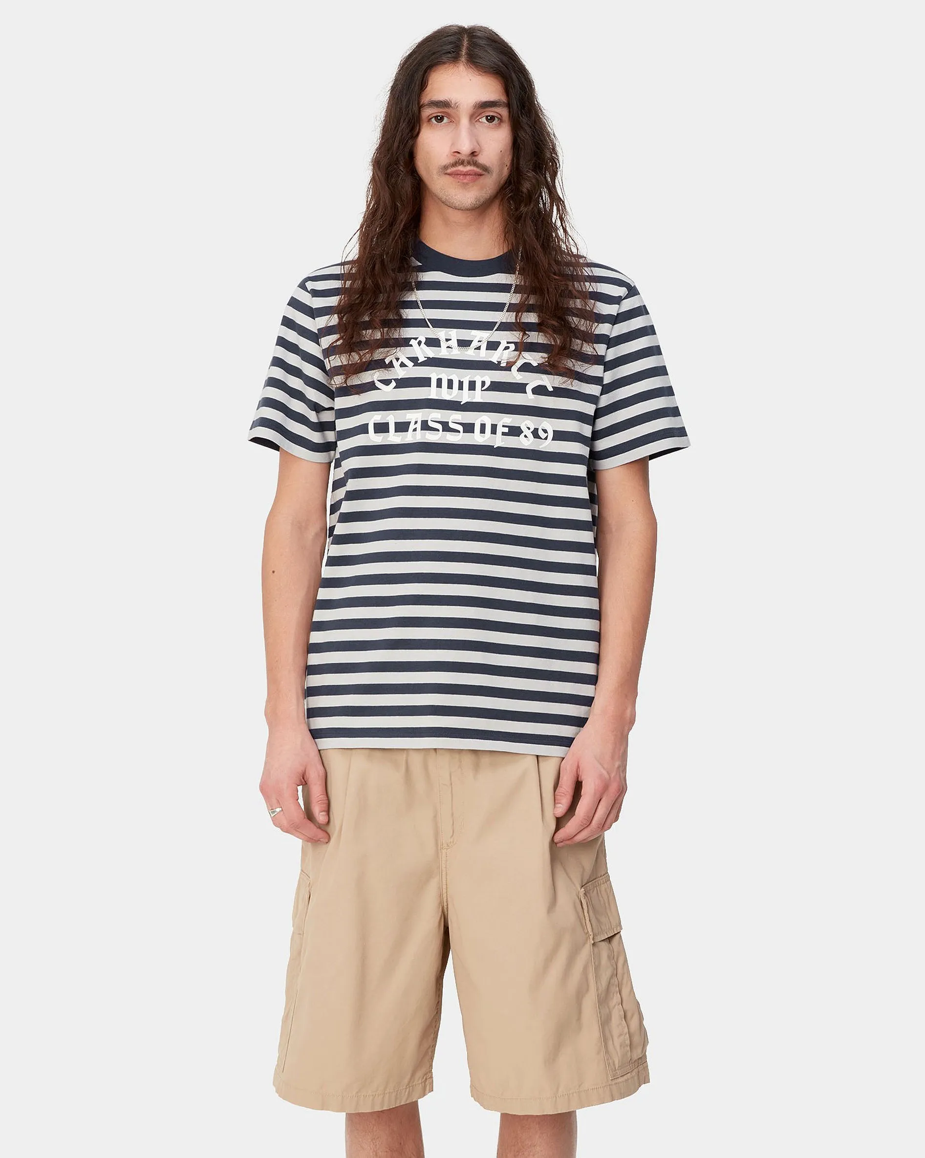 Carhartt  |Stripes Street Style Logo T-Shirts