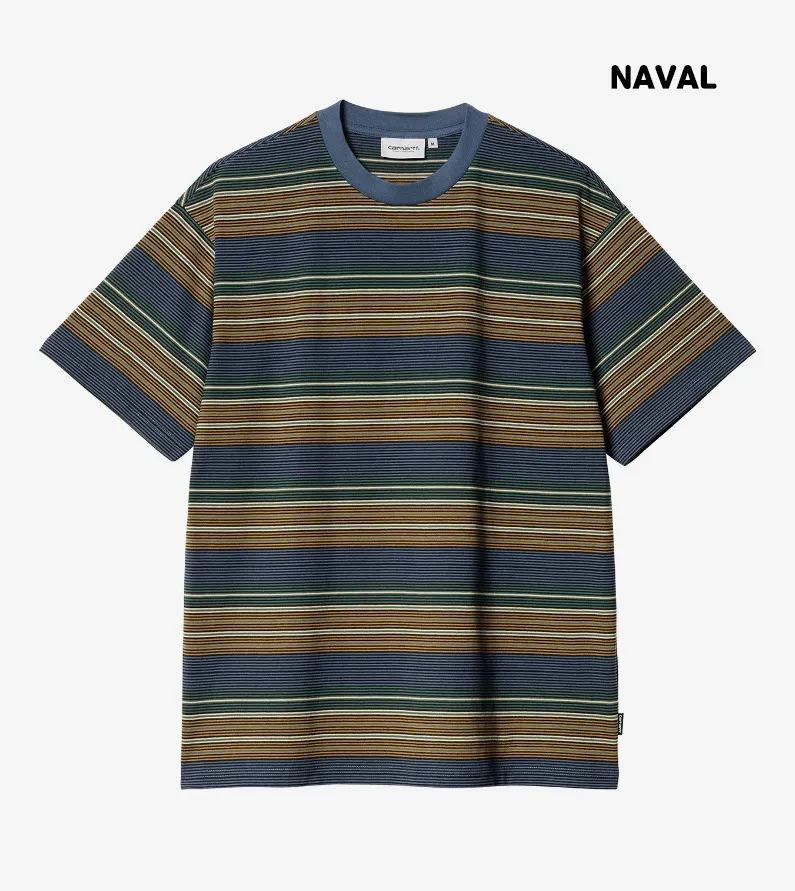 Carhartt  |Stripes Unisex Street Style Short Sleeves T-Shirts