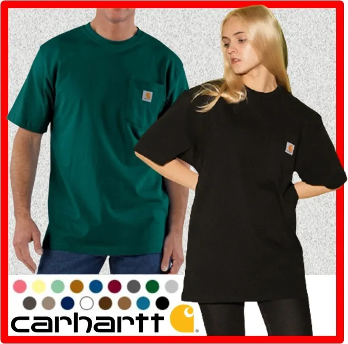 Carhartt  |Unisex Street Style Cotton Logo T-Shirts