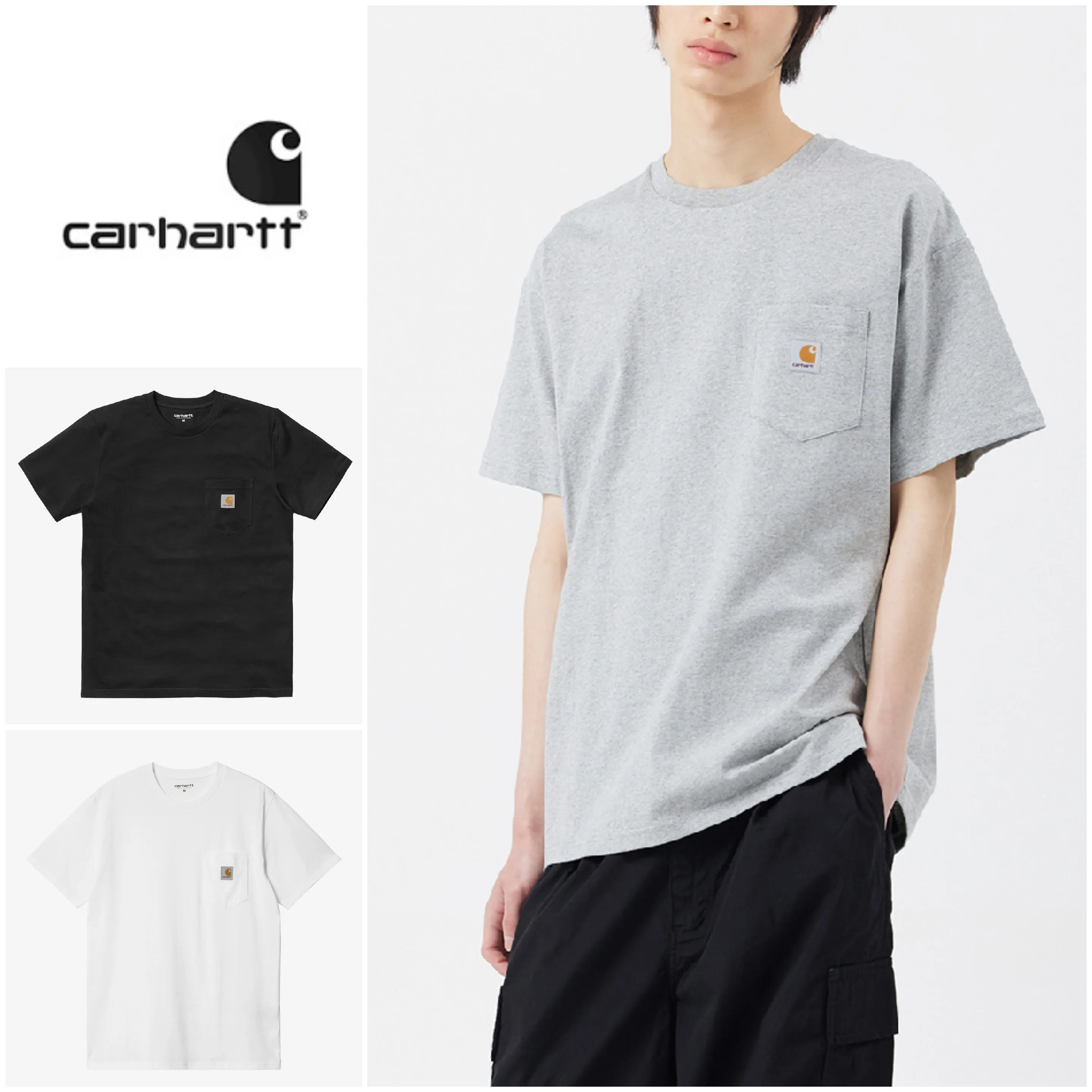 Carhartt  |Unisex Street Style Cotton Short Sleeves Logo T-Shirts