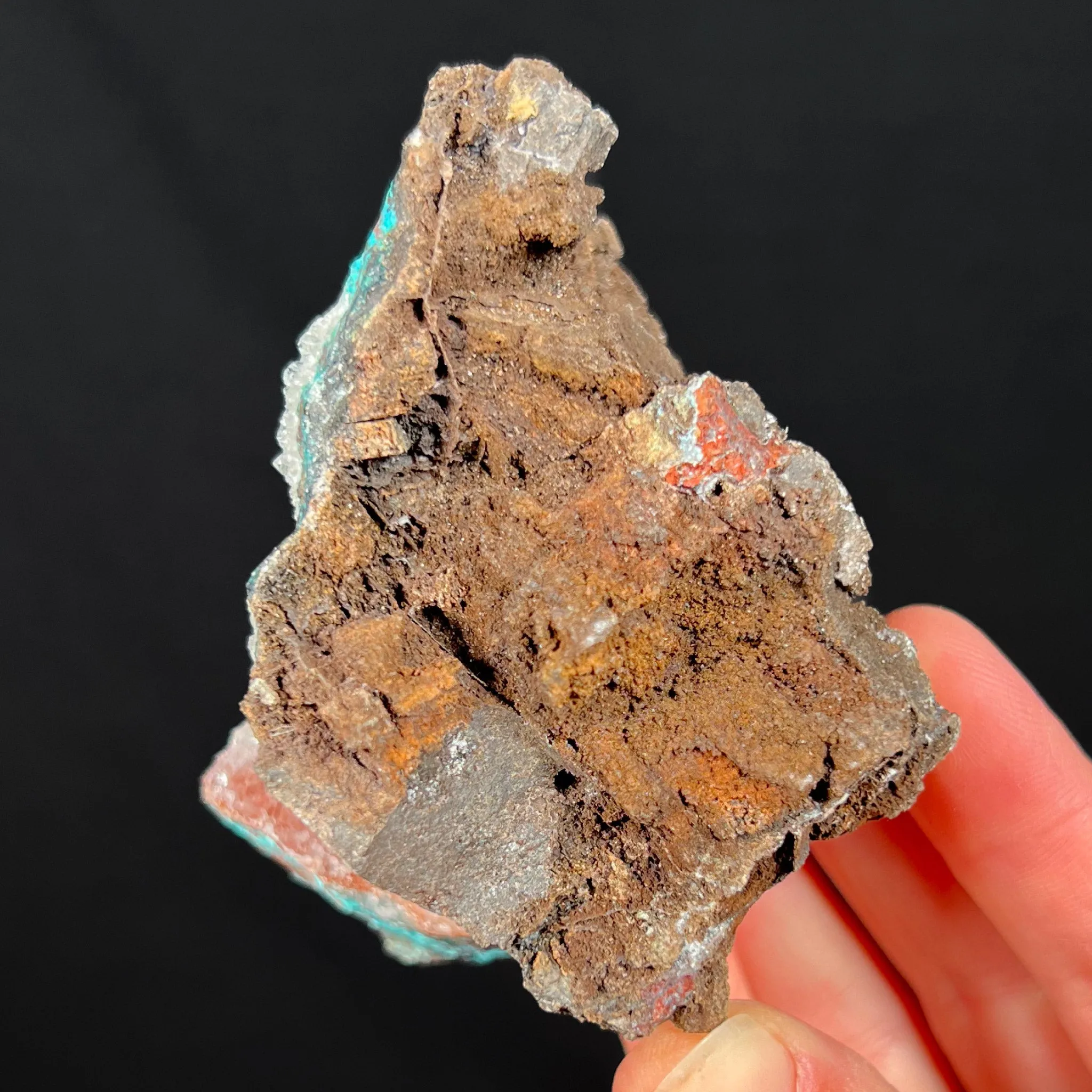 Chrysocolla with Quartz