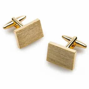 Classic Gold Rectangle Cufflinks