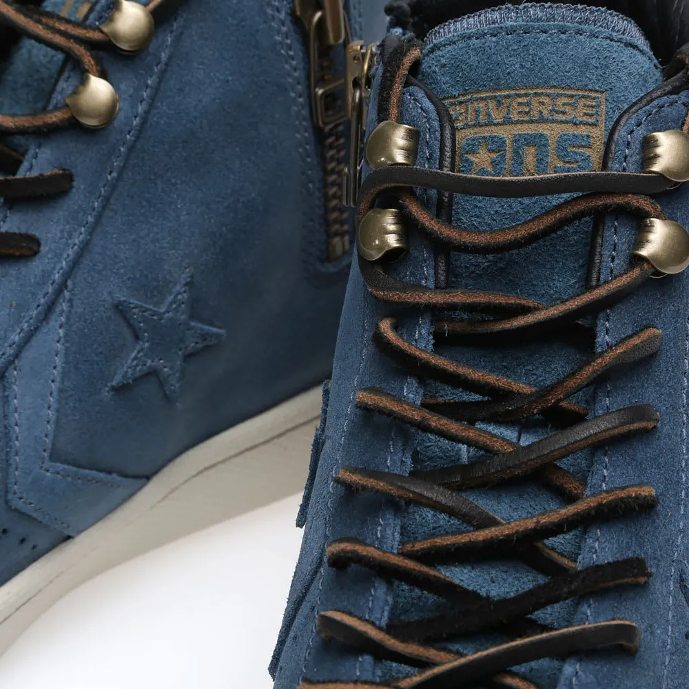 Converse 1st String Pro Leather Mid ZipOrion Blue