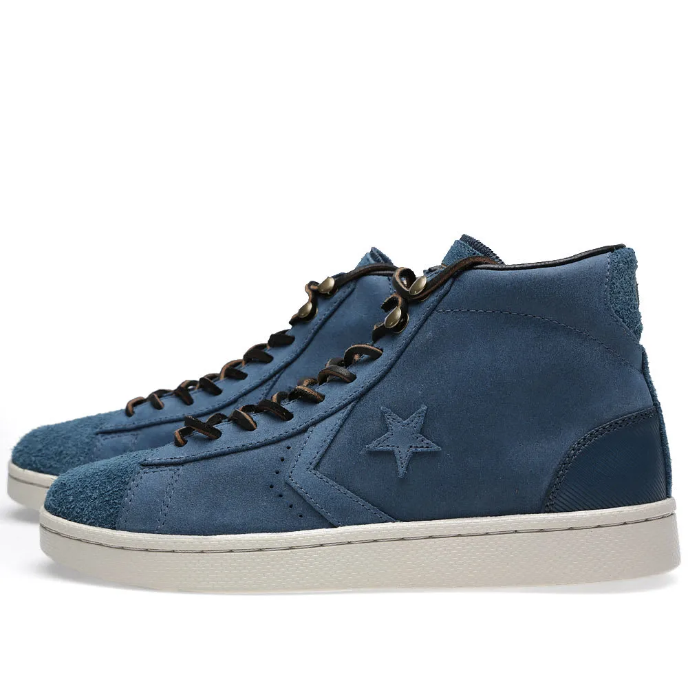 Converse 1st String Pro Leather Mid ZipOrion Blue