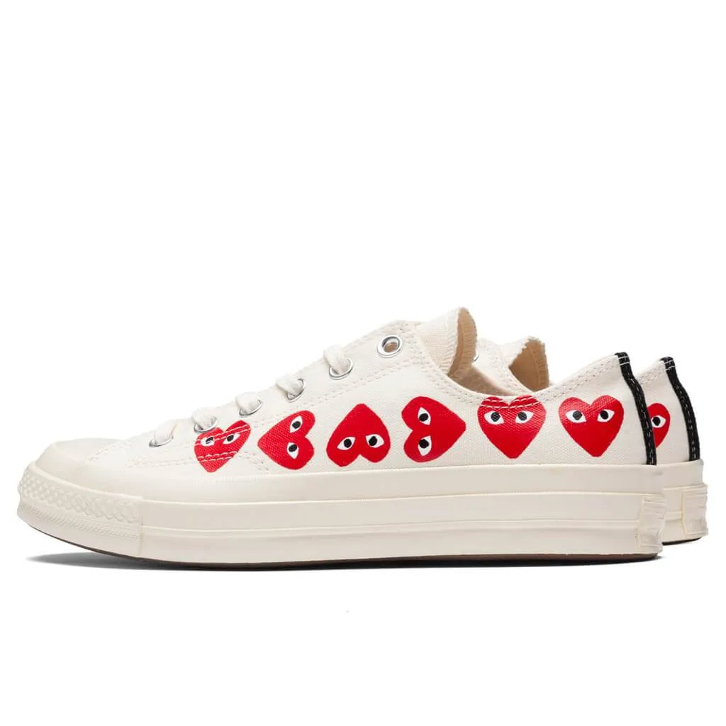 Converse x Comme Des Garcons PLAY All Star Chuck '70 Ox 