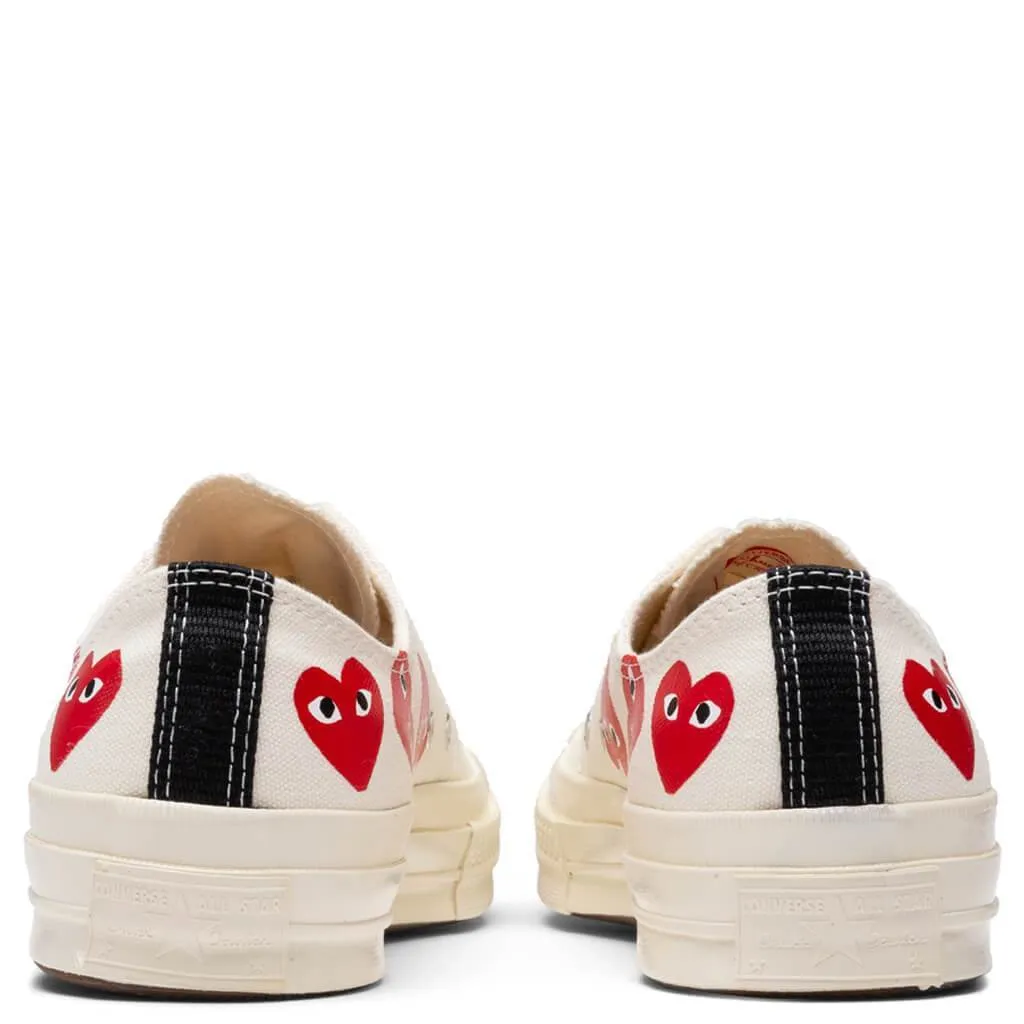 Converse x Comme Des Garcons PLAY All Star Chuck '70 Ox 