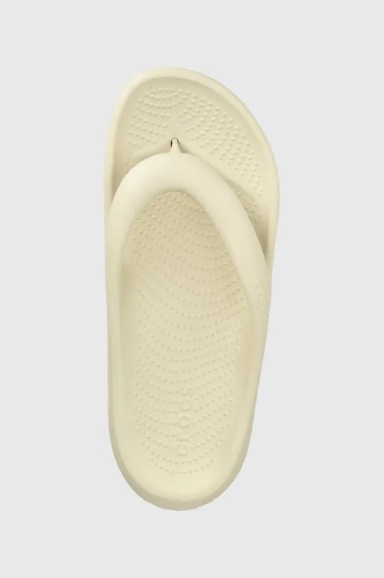 Crocs flip flops Mellow Flip women's beige color 208437