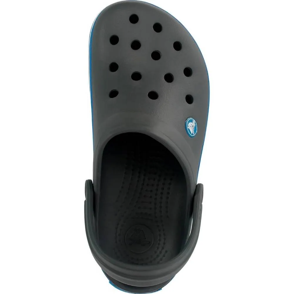 CROCS Men's Crocband Clog (Charcoal/Ocean)