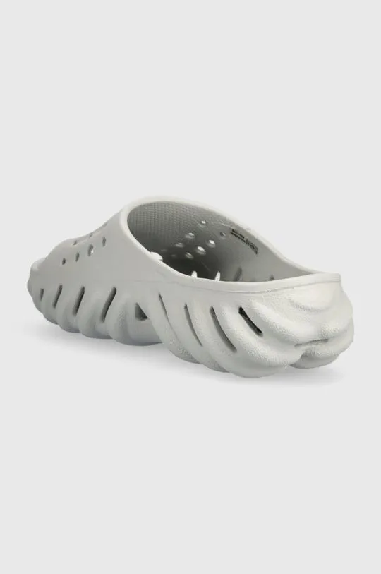 Crocs sliders Echo Slide gray color 208170