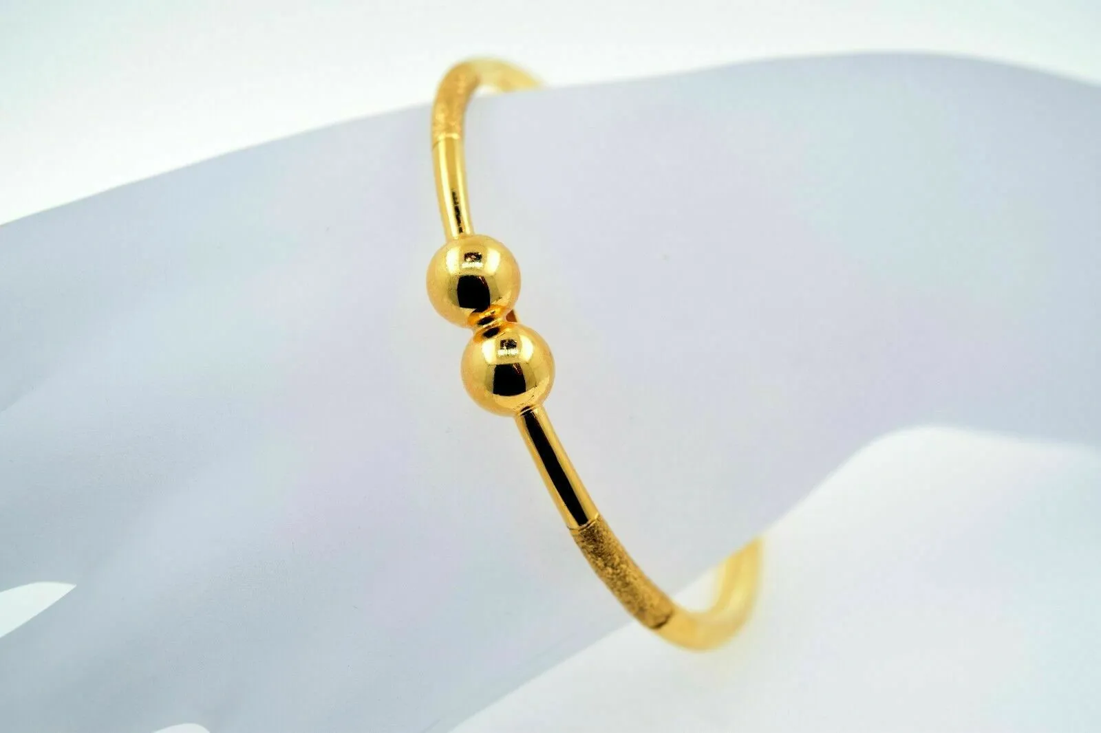 CUSTOM Handmade 22K SOLID GOLD BANGLE BRACELETS BRACELET Cuff pick your size