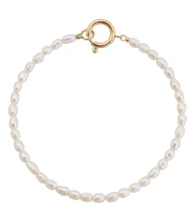 Edblad - Collier Pearl Bracelet - White/Gold