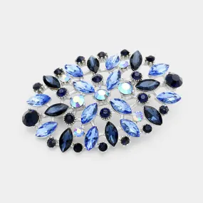 iLLASPARKZ Crystal Pave Cut Out Pin Brooch