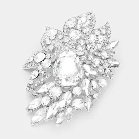 iLLASPARKZ Crystal Rhinestone Petal Brooch / Pendant