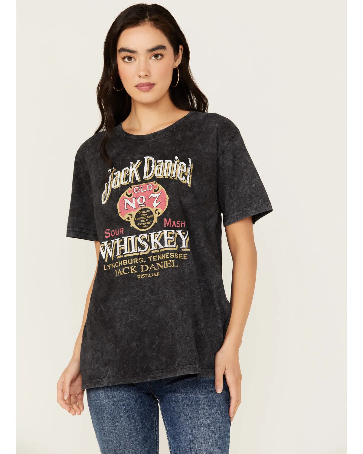 Jack Daniels Women's Sour Mash Short Sleeve Graphic Tee