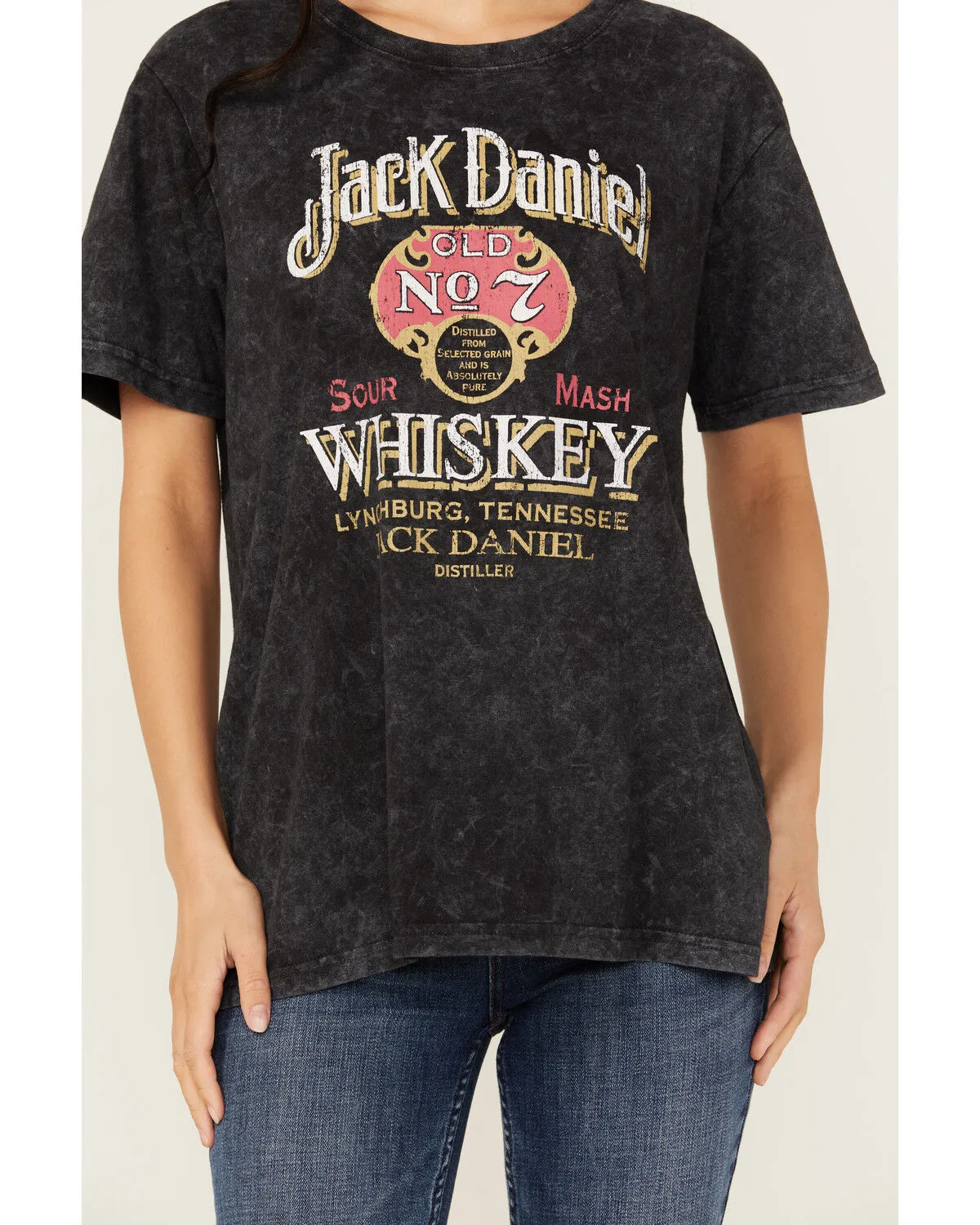 Jack Daniels Women's Sour Mash Short Sleeve Graphic Tee