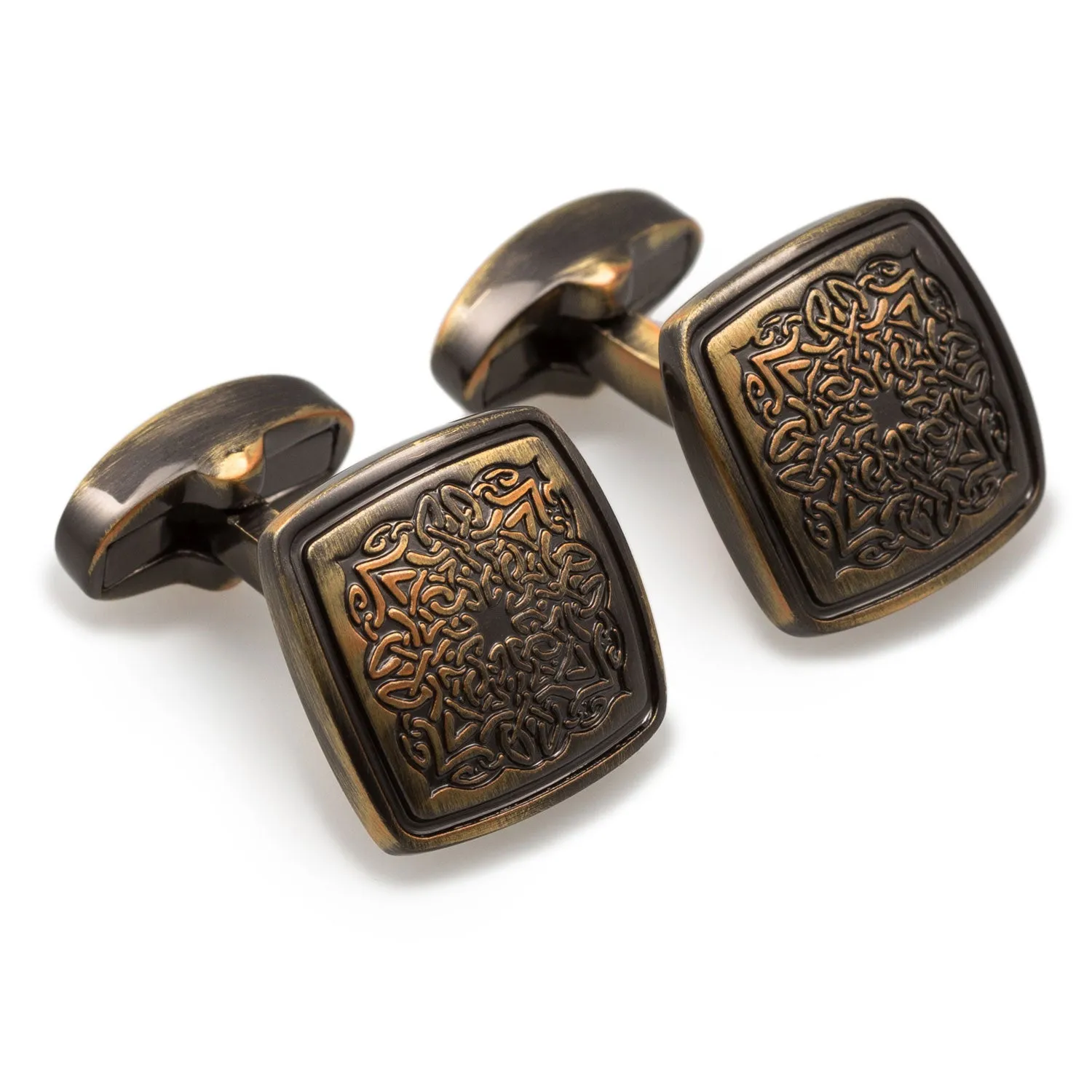 King Mansa Musa of Mali Antique Brass Cufflinks