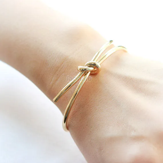 Knot Bangle / Love Knot bracelet