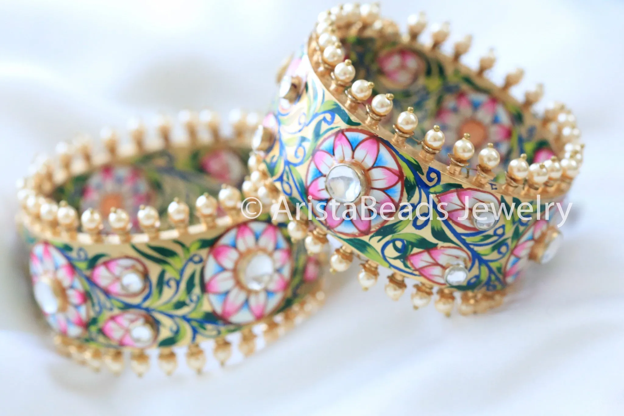 Kundan Enamel Bangle