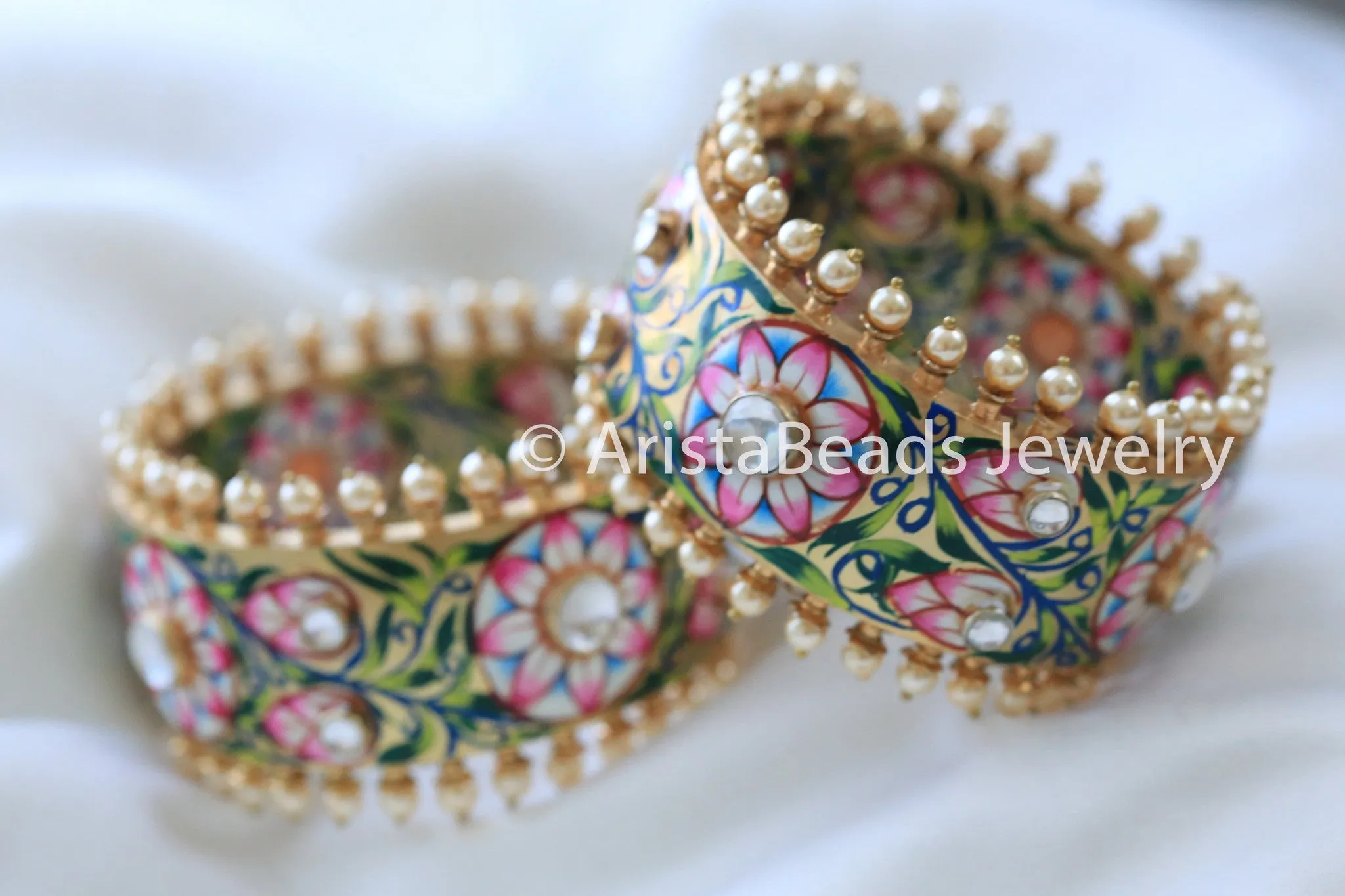 Kundan Enamel Bangle