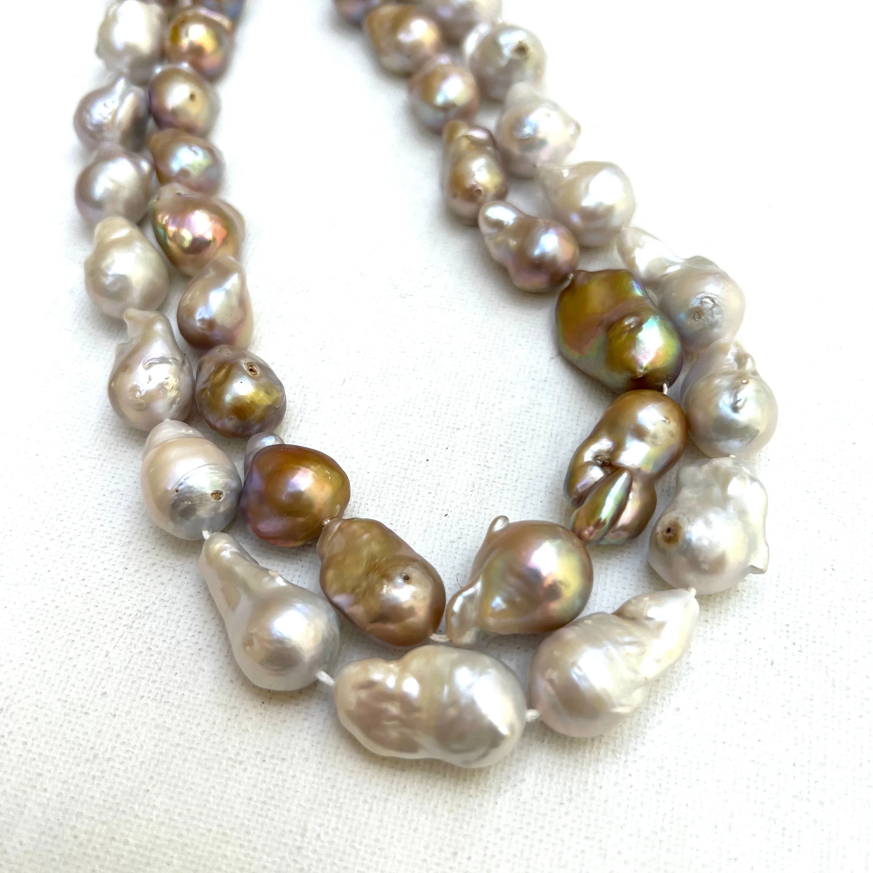 Large Baroque Pearl Strands