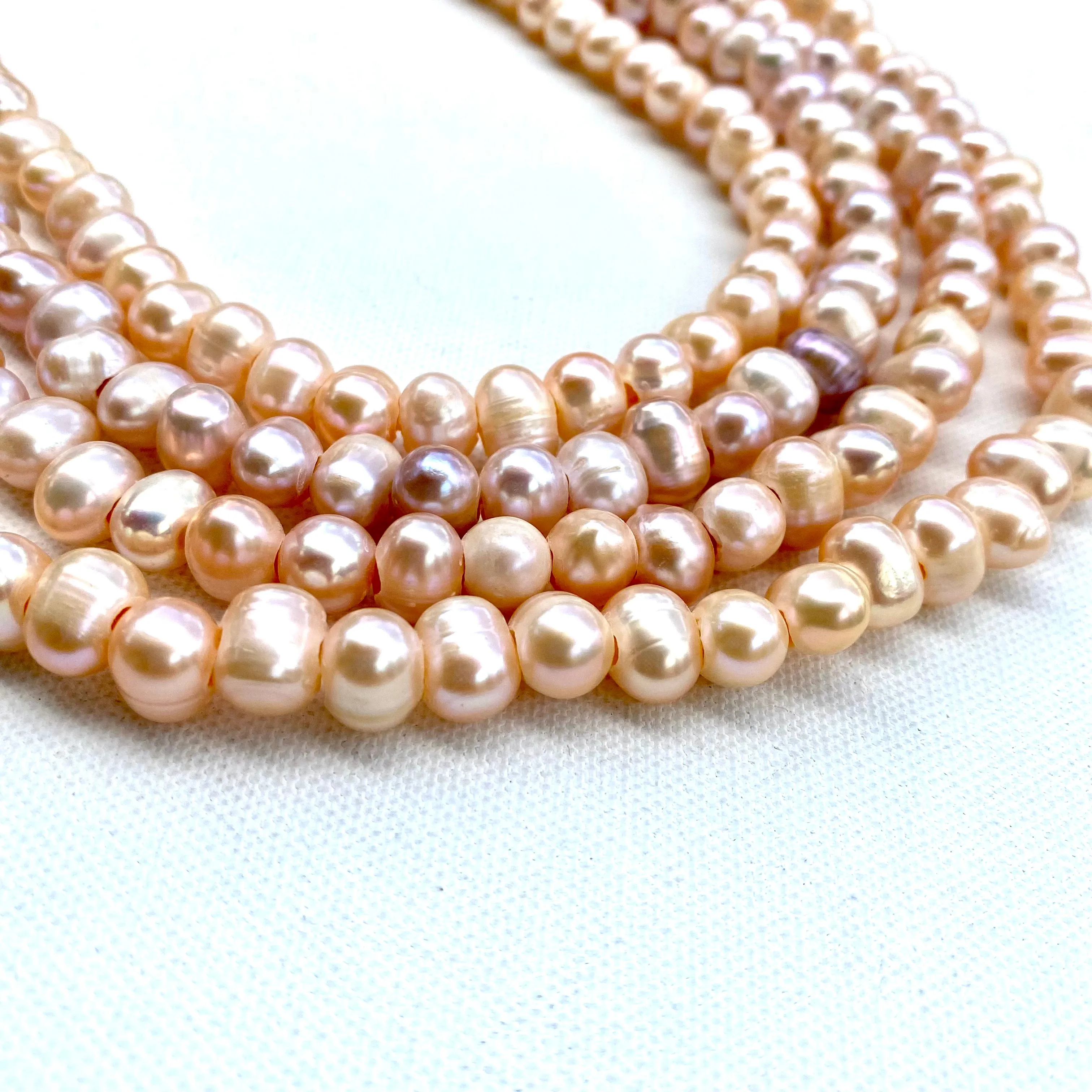 Large Hole Freshwater Pearls