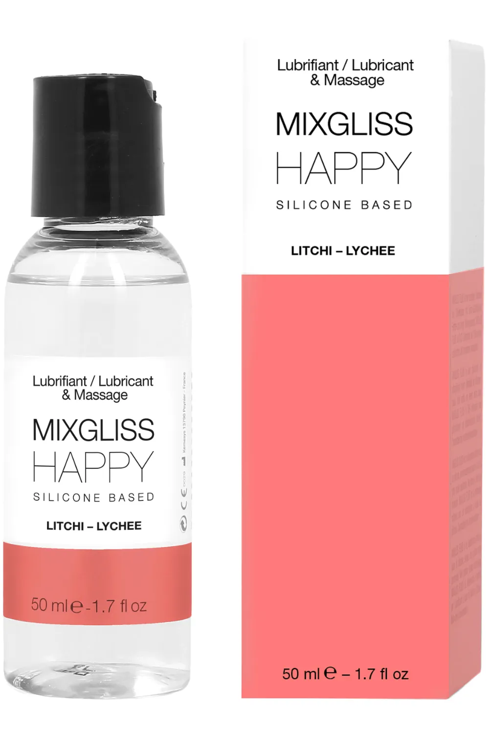 Litchi Silicone-Based Lubricant & Massage Fluid 50ml