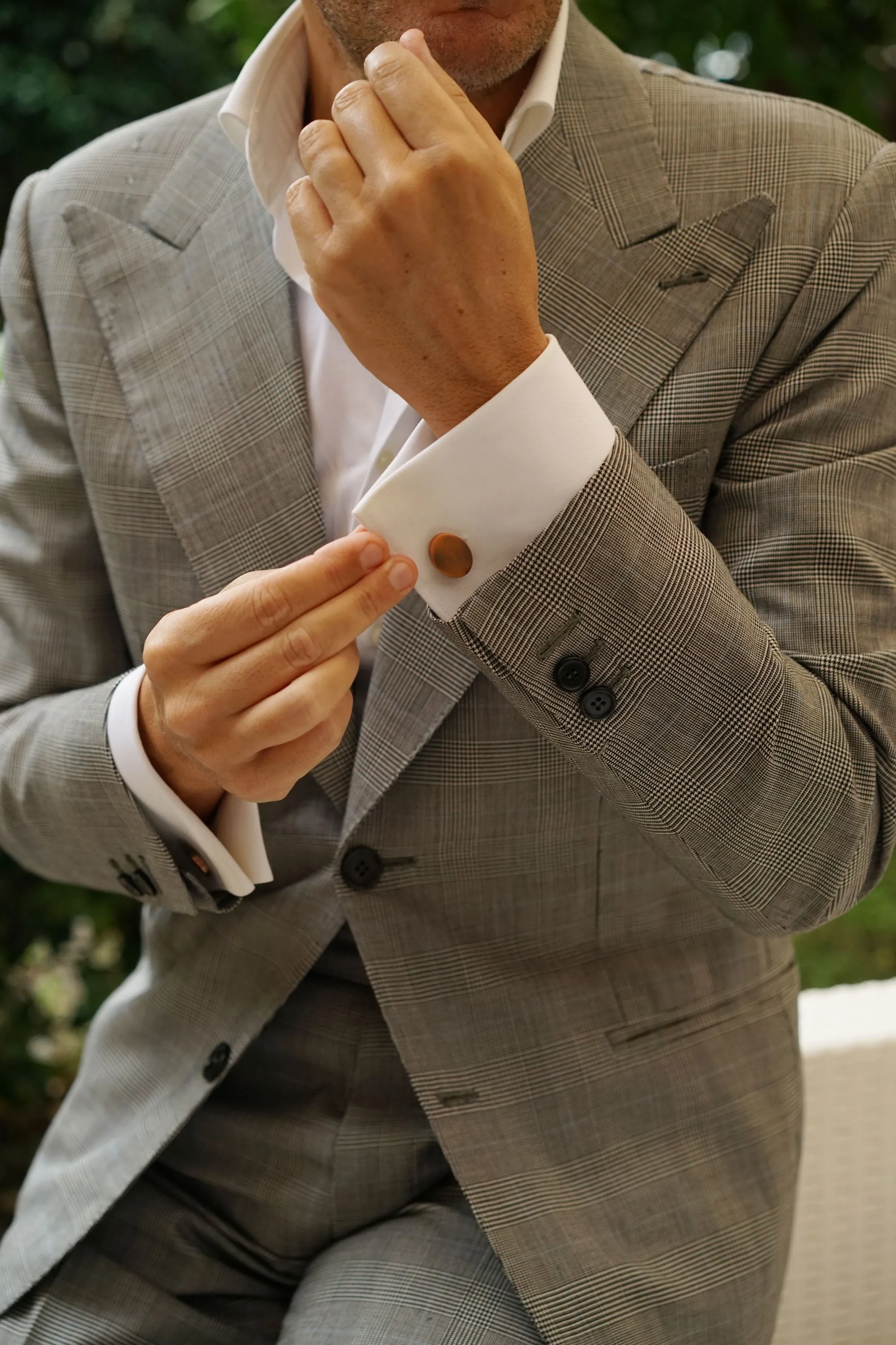 Lord's Antique Copper Cufflinks