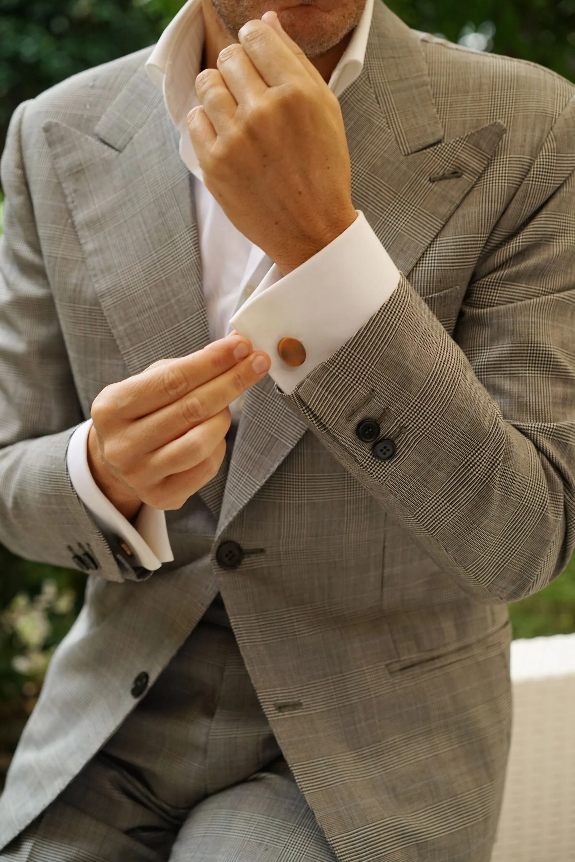 Lord's Antique Copper Cufflinks