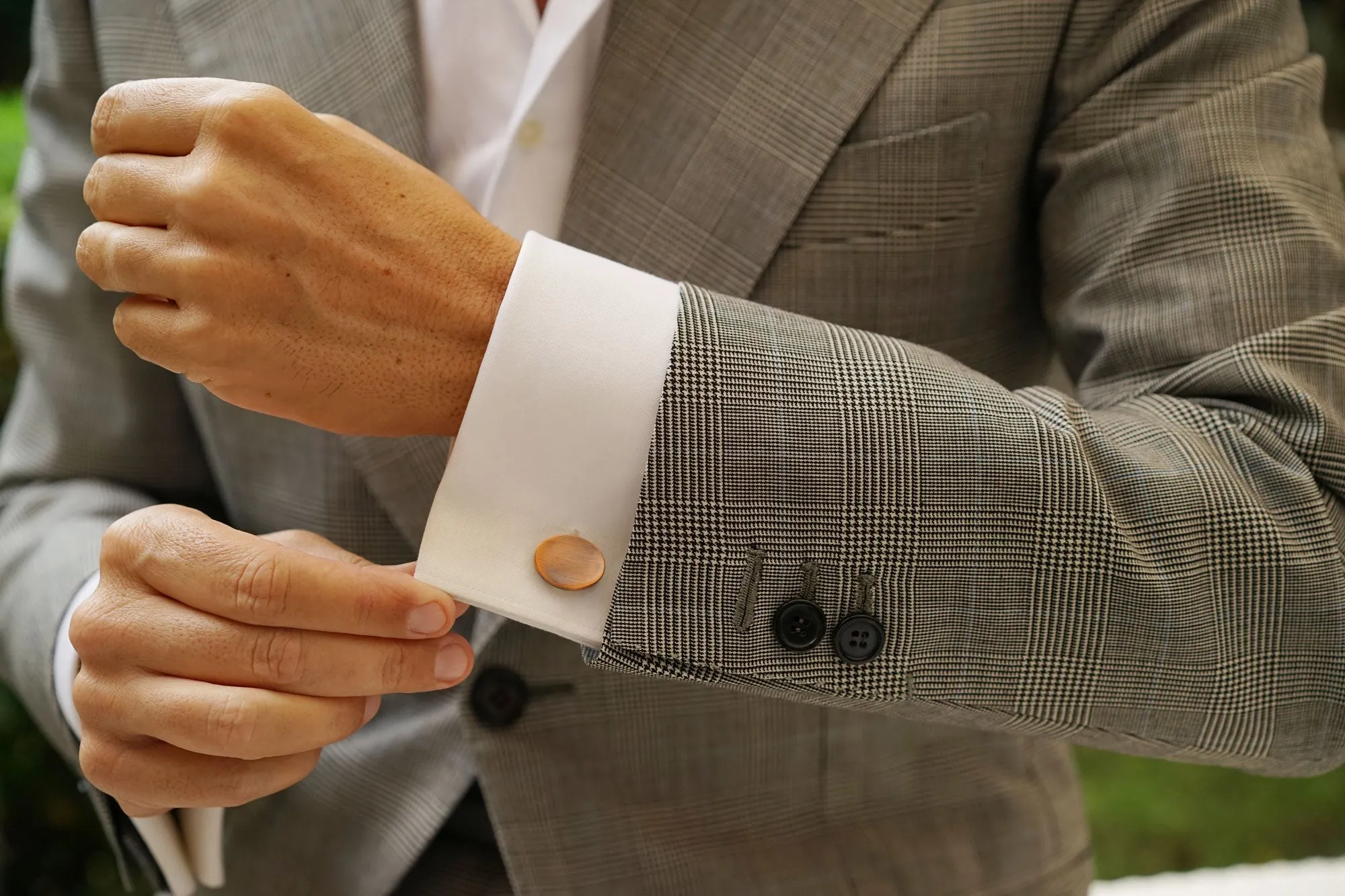 Lord's Antique Copper Cufflinks