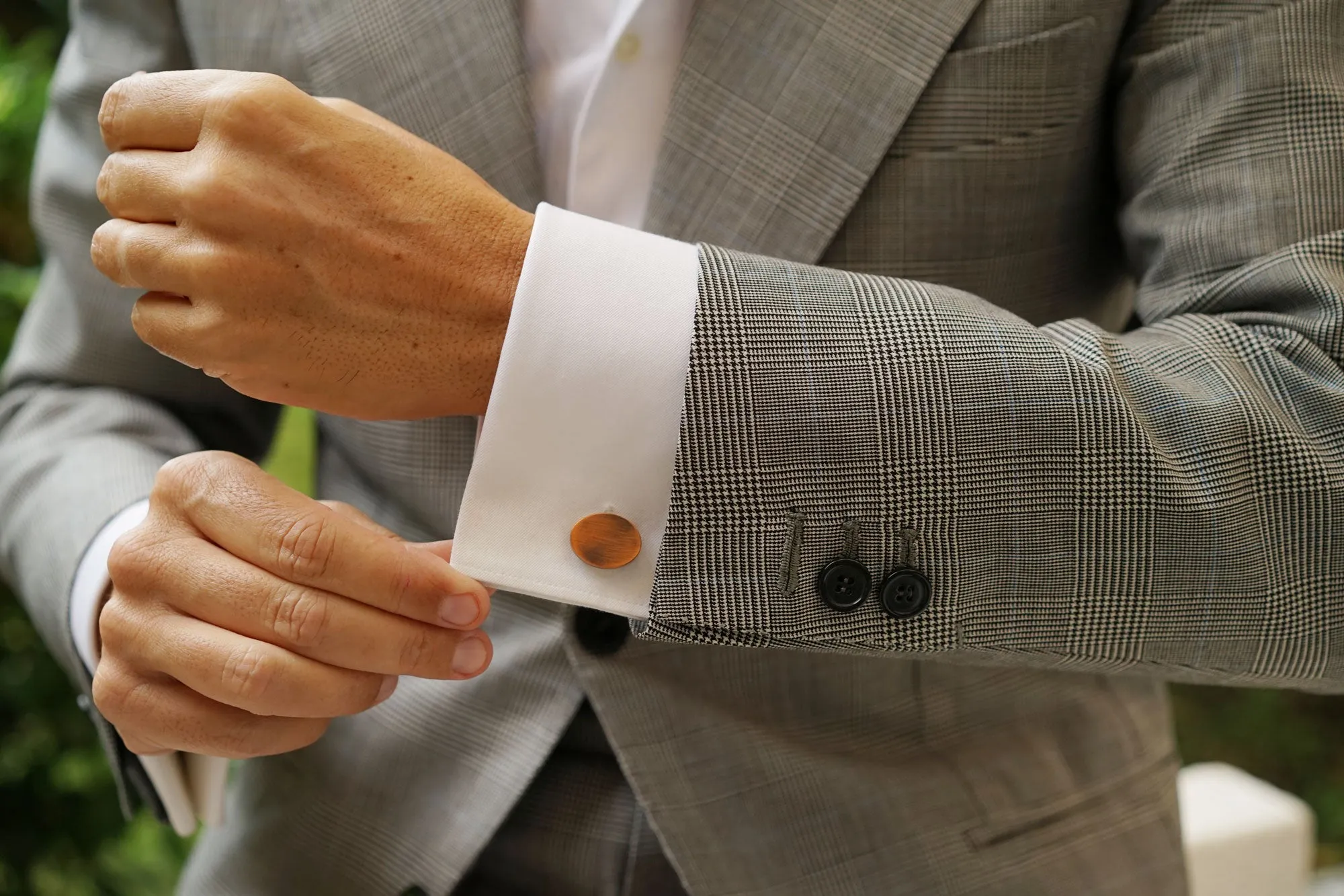 Lord's Antique Copper Cufflinks