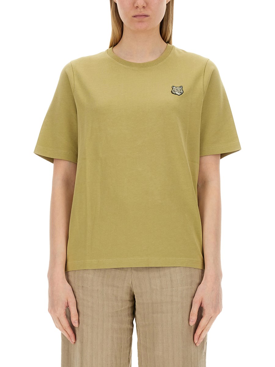 MAISON KITSUNÉ    FOX HEAD T-SHIRT