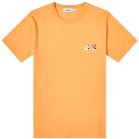 Maison Kitsuné Double Fox Head Patch TeeOrange